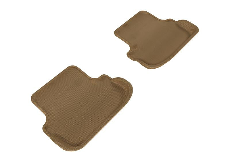 3D MAXpider 2010-2017 Mercedes-Benz E-Class Coupe C207 Kagu 2nd Row Floormats - Tan L1MB05221502