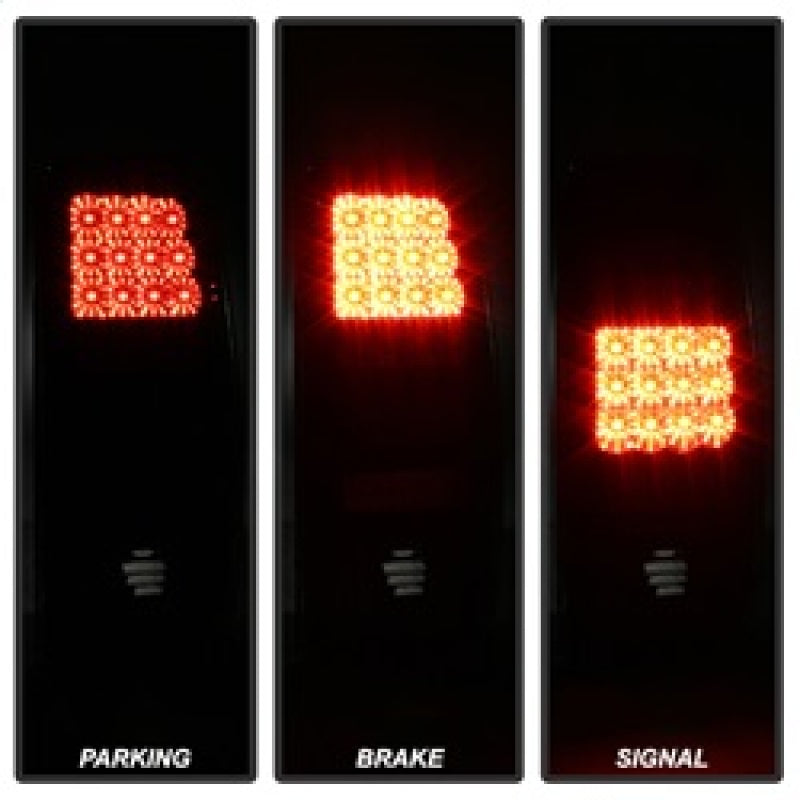 Spyder Chevy Suburban/Tahoe 1500/2500 00-06/GMC Yukon LED Tail Lights Black ALT-YD-CD00-LED-BK 5001528