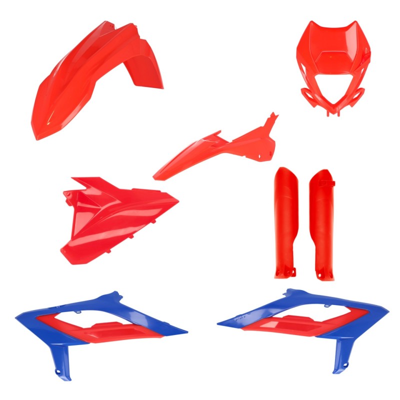 Acerbis 2023 Beta RR 2T 125-480 RR 2T 125RC-480RC Full Plastic Kit - Red/Blue 2979471228
