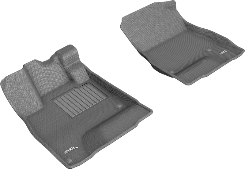 3D MAXpider 2018-2019 Honda Clarity Plug-in Hybrid Kagu 1st Row Floormat - Gray L1HD10011501