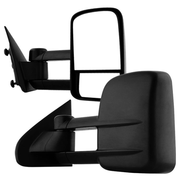 SPYDER Xtune Pair Chevy Silverado 14-15 Manual Towing Telescoping Mirrors MIR-CSIL14-MA-SET 9935404