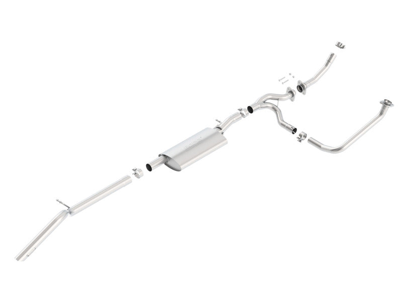 Borla 12-15 Jeep Wrangler 3.6L V6 Auto/Manual Trans Turndown Tip Dual Left Rear Exit Exhaust 140634