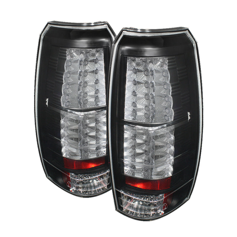 Spyder Chevy Avalanche 07-13 LED Tail Lights Black ALT-YD-CAV07-LED-BK 5032461