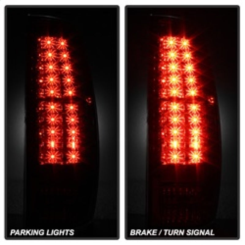 Spyder Chevy Avalanche 07-13 LED Tail Lights Red Clear ALT-YD-CAV07-LED-RC 5032478