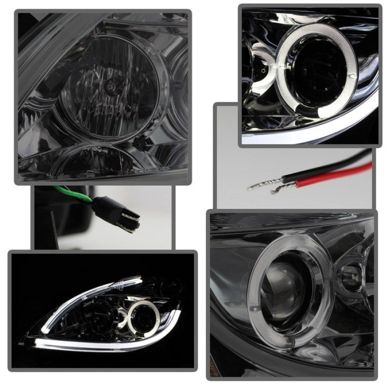 Spyder Nissan Altima 4Dr 10-12 Projector Headlights Light DRL LED Halo Smke PRO-YD-NA104D-LTDRL-SM 5076854