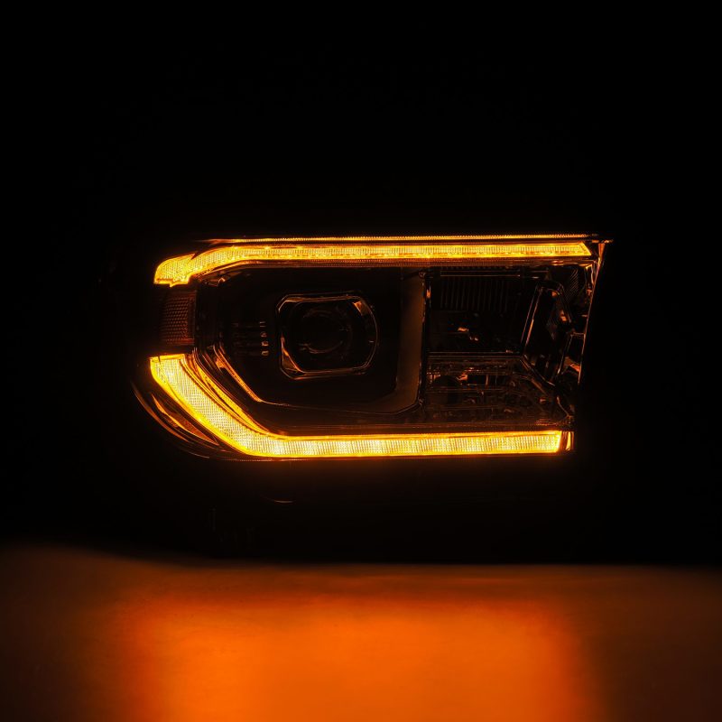 AlphaRex 07-13 Toyota Tundra / 08-17 Sequoia LUXX LED Proj HL Chrome w/Actv Light / Seq. Sig + DRL 880824 *Discontinued