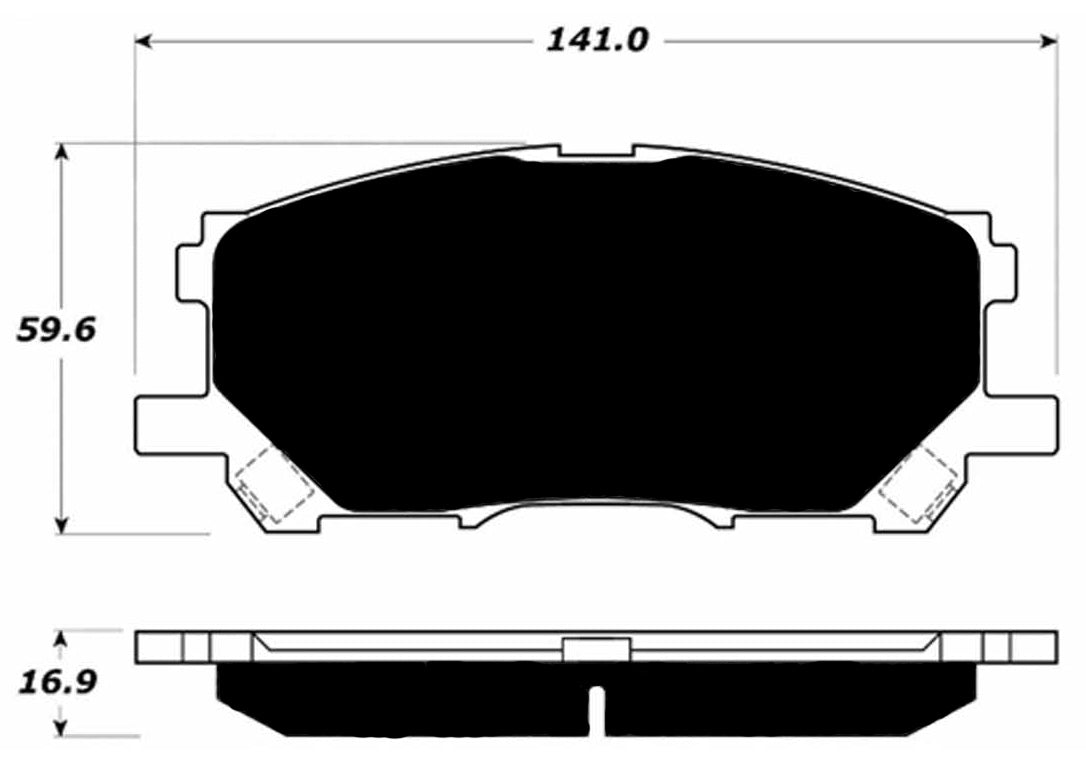 Porterfield Brake Pads for 2009 LEXUS RX 330