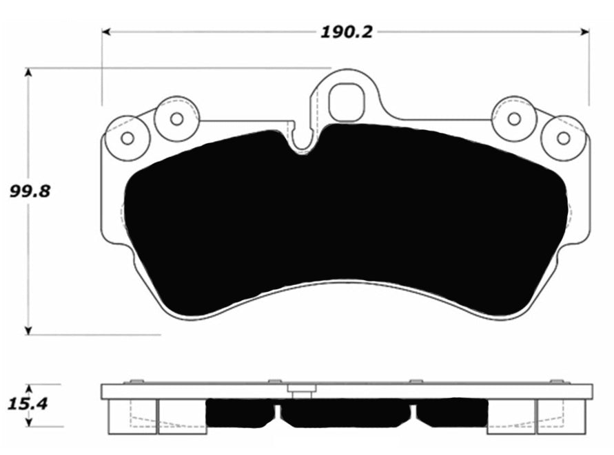 Porterfield Brake Pads for 2004 VOLKSWAGEN TOUAREG 330mm F/Discs