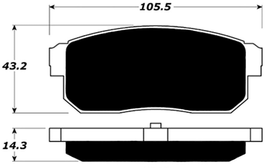 Porterfield Brake Pads for 2007 MAZDA RX 8