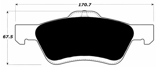 Porterfield Brake Pads for 2012 FORD ESCAPE