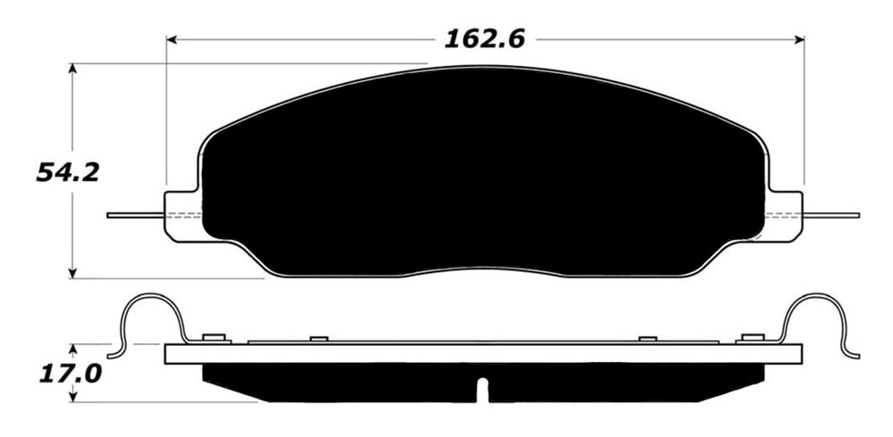 Porterfield Brake Pads for 2010 FORD MUSTANG GT V8