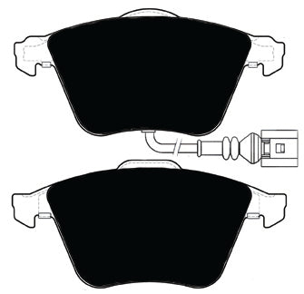 Porterfield Brake Pads for 2013 AUDI TT Quattro-TTS 340mm Front Disc