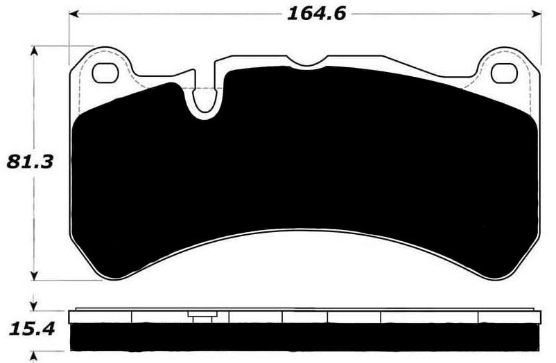 Porterfield Brake Pads for 2007 MERCEDES-BENZ CLK63 AMG