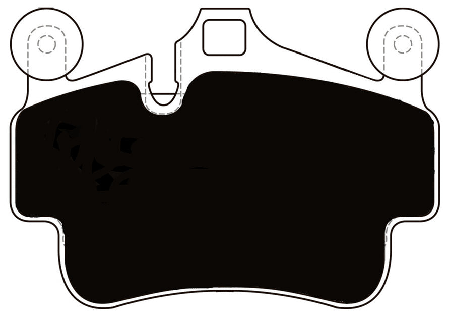 Porterfield Brake Pads for 2012 PORSCHE 911 GTS w/Iron Discs