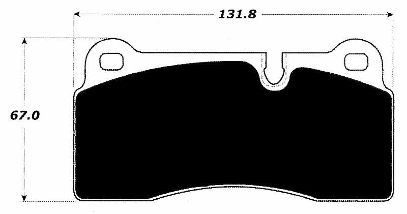 Porterfield Brake Pads for 2000 LAMBORGHINI DIABLO
