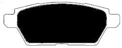Porterfield Brake Pads for 2012 LINCOLN MK Z