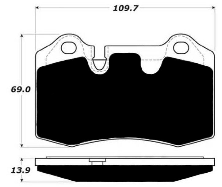 Porterfield Brake Pads for 2006 FERRARI 430