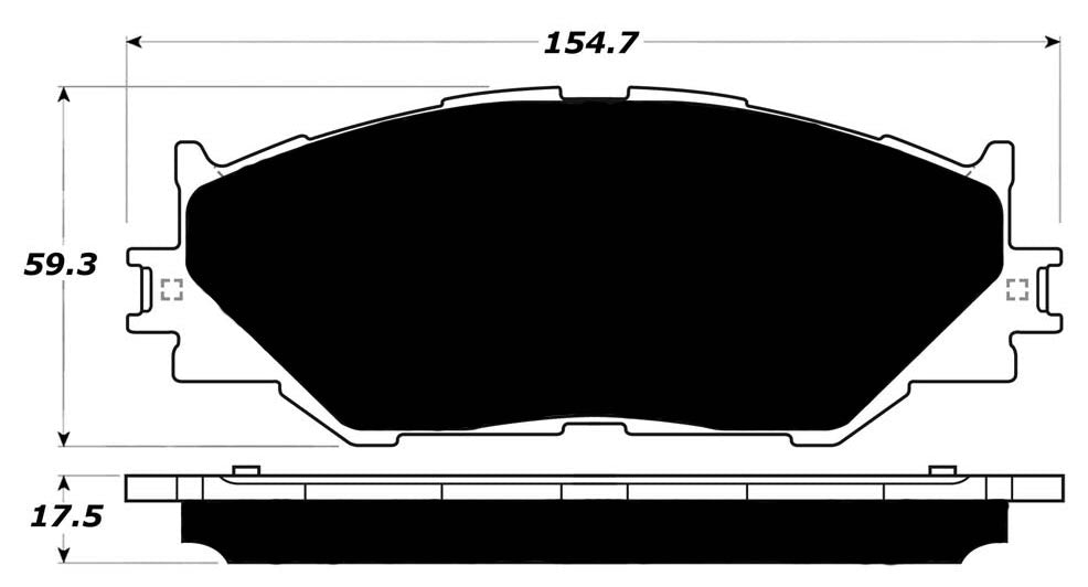 Porterfield Brake Pads for 2005 LEXUS IS 250