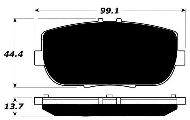 Porterfield Brake Pads for 2011 MAZDA MX-5 MIATA