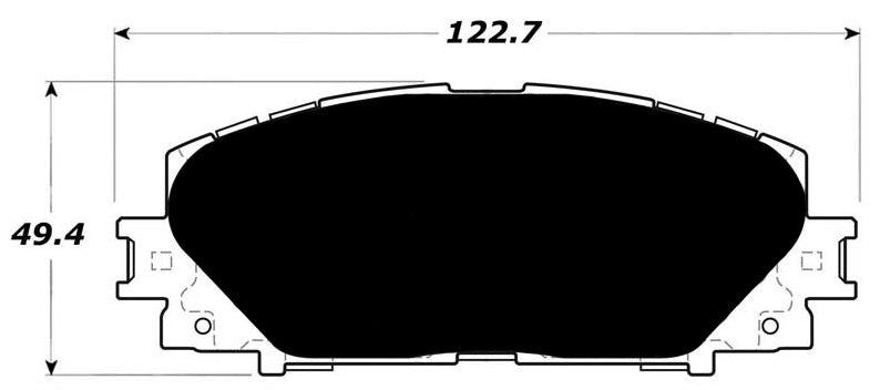 Porterfield Brake Pads for 2012 TOYOTA PRIUS