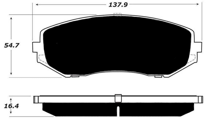 Porterfield Brake Pads for 2012 SUZUKI GRAND VITARA