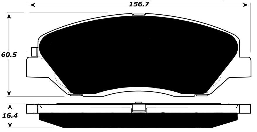 Porterfield Brake Pads for 2015 HYUNDAI SANTA FE V6 2WD