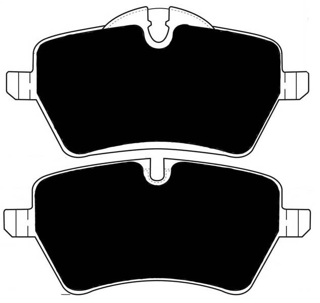 Porterfield Brake Pads for 2011 MINI Cooper w/JCW 294mm FD