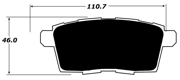 Porterfield Brake Pads for 2011 MAZDA CX-7