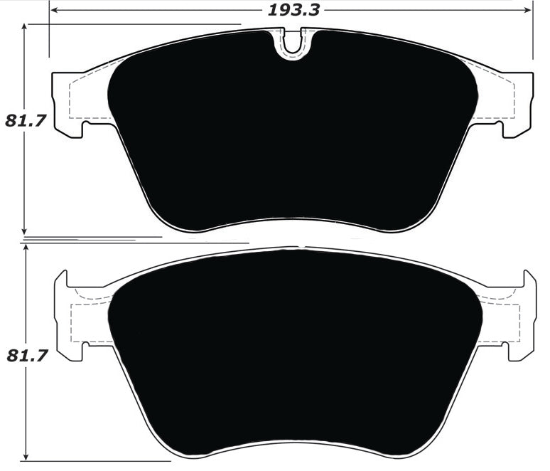 Porterfield Brake Pads for 2008 MERCEDES-BENZ R63 AMG