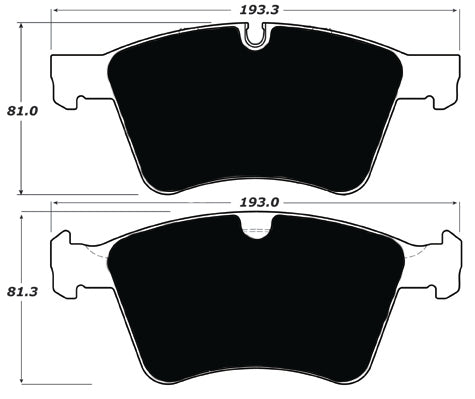 Porterfield Brake Pads for 2011 MERCEDES-BENZ GL550 w/373mm Front Rotor