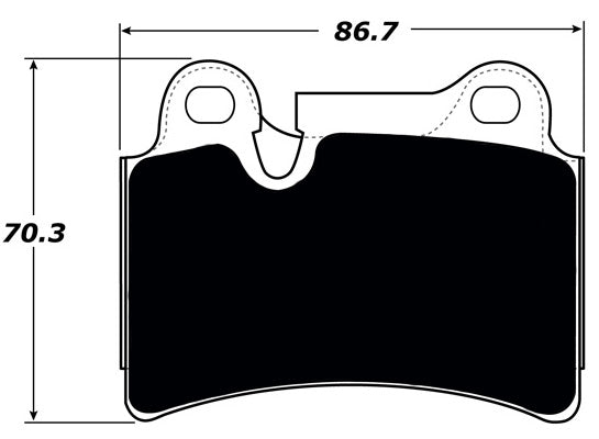 Porterfield Brake Pads for 2009 VOLKSWAGEN TOUAREG 2 V6 3.6L w/330mm Front Discs