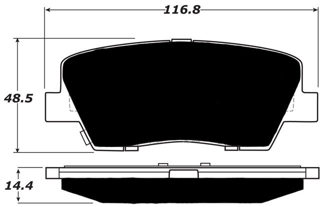 Porterfield Brake Pads for 2013 HYUNDAI EQUUS 5.0L