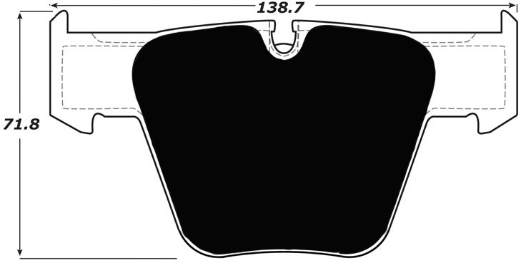 Porterfield Brake Pads for 2012 MERCEDES-BENZ S65 AMG - w/Iron Discs