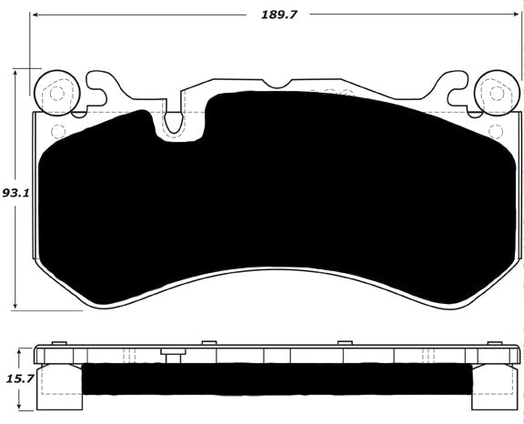 Porterfield Brake Pads for 2016 MERCEDES-BENZ GL63 AMG
