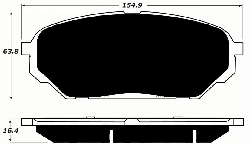 Porterfield Brake Pads for 2007 HYUNDAI VERACRUZ