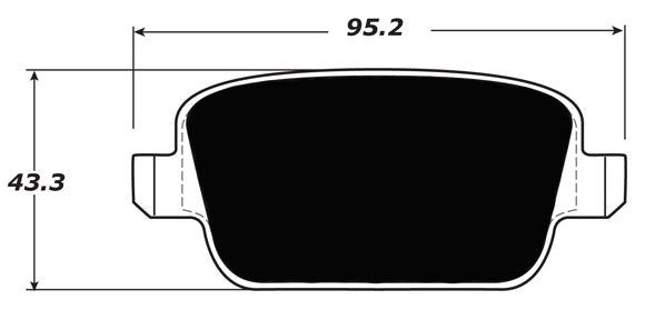Porterfield Brake Pads for 2016 VOLVO XC70 316mm Fwd Front Disc Solid Rear w/Manual PB