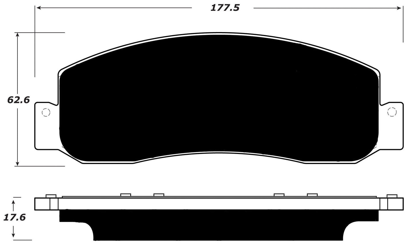 Porterfield Brake Pads for 2012 FORD F350 1 Ton 2WD SRW
