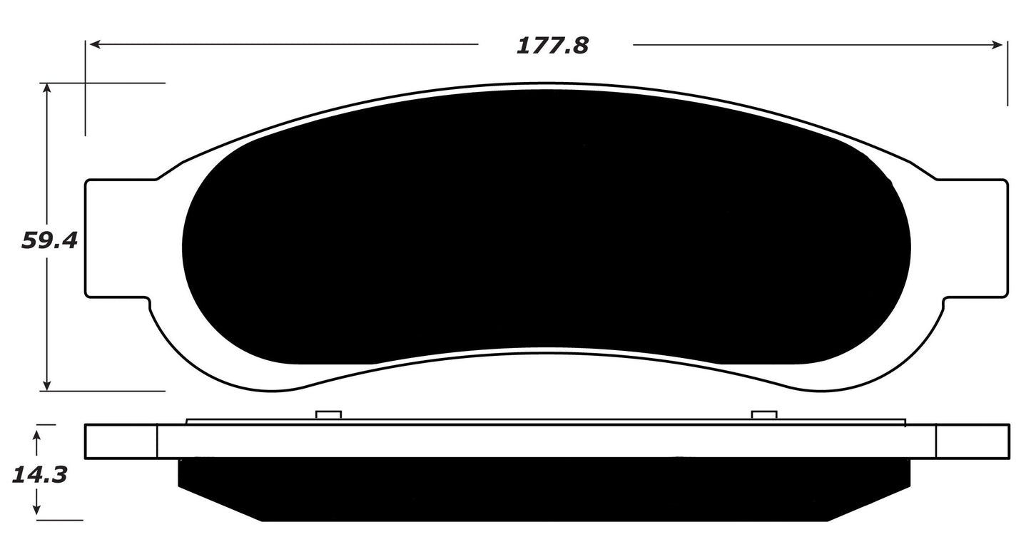 Porterfield Brake Pads for 2012 FORD F350 1 Ton 2WD DRW