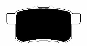 Porterfield Brake Pads for 2009 HONDA ACCORD Coupe 4 Cyl EX