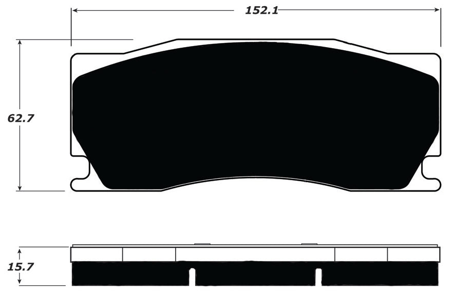 Porterfield Brake Pads for 2012 JAGUAR XKR w/Alcon Brake Pkg.