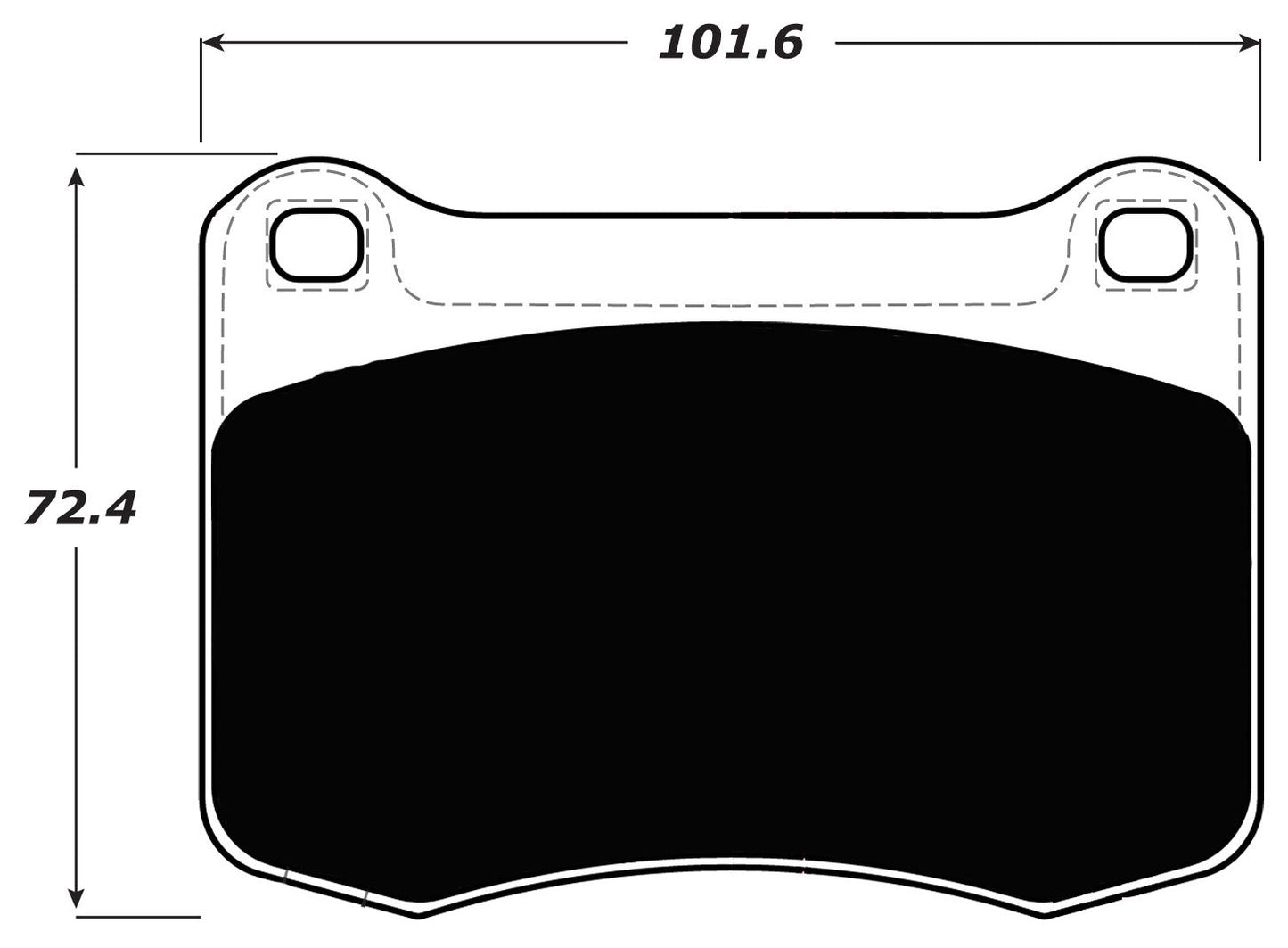 Porterfield Brake Pads for 2012 LEXUS IS F