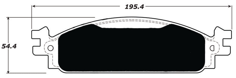 Porterfield Brake Pads for 2010 LINCOLN MKS