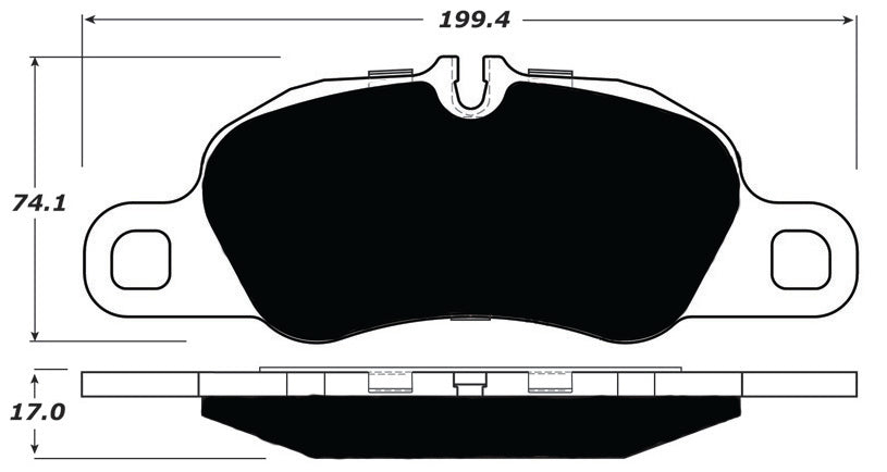 Porterfield Brake Pads for 2013 PORSCHE Boxster