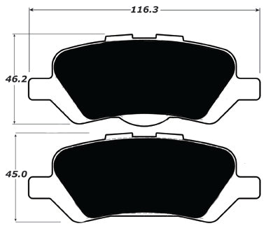 Porterfield Brake Pads for 2014 TOYOTA VENZA