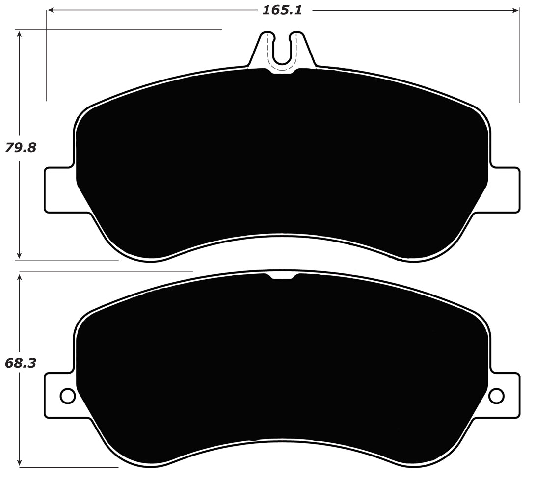 Porterfield Brake Pads for 2012 MERCEDES-BENZ GLK350