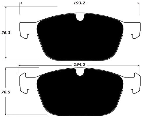 Porterfield Brake Pads for 2007 VOLVO XC90 w/328mm Front Disc
