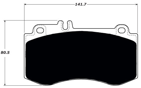 Porterfield Brake Pads for 2011 MERCEDES-BENZ E550 Sedan / 4Matic
