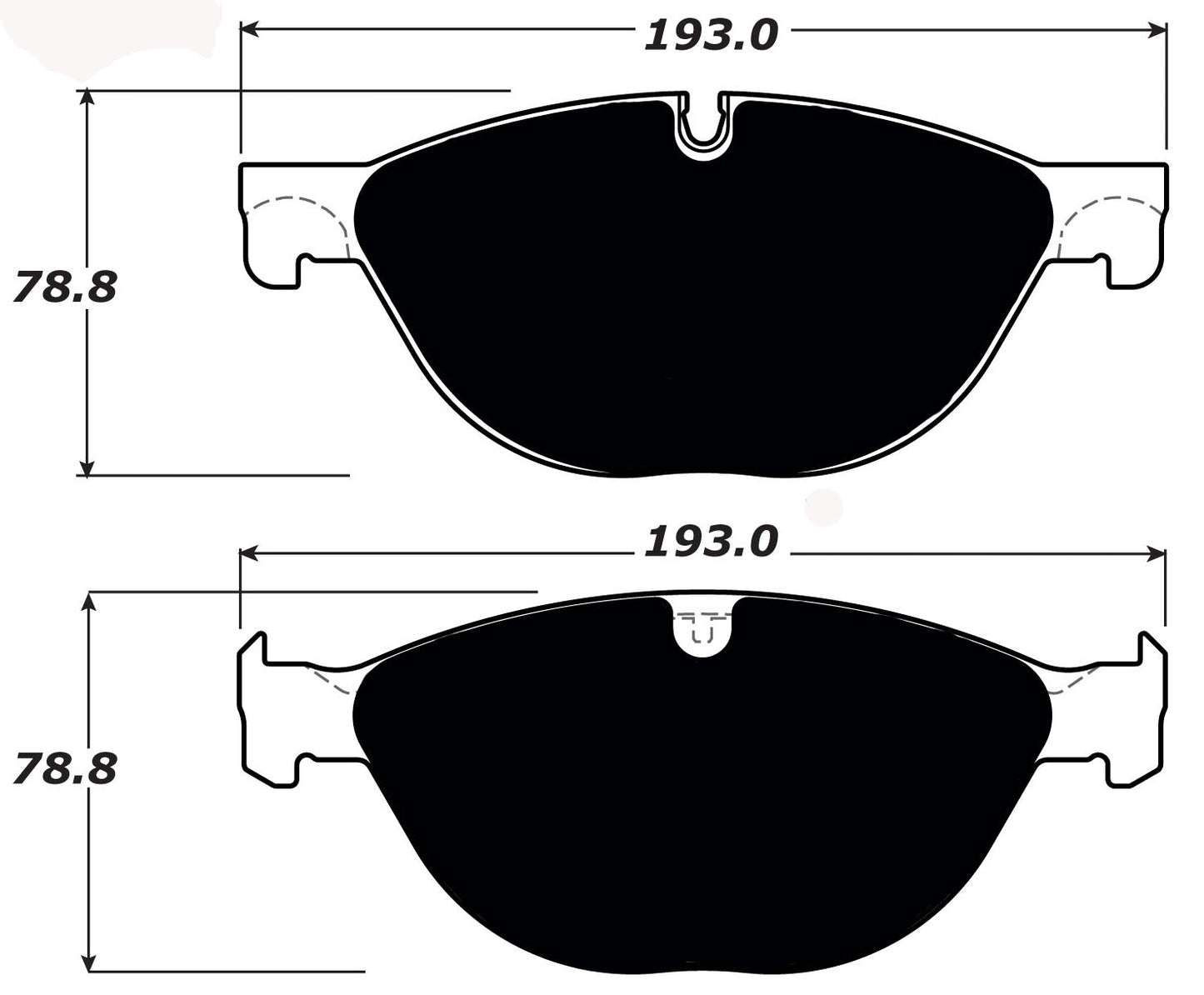 Porterfield Brake Pads for 2012 JAGUAR XKR S