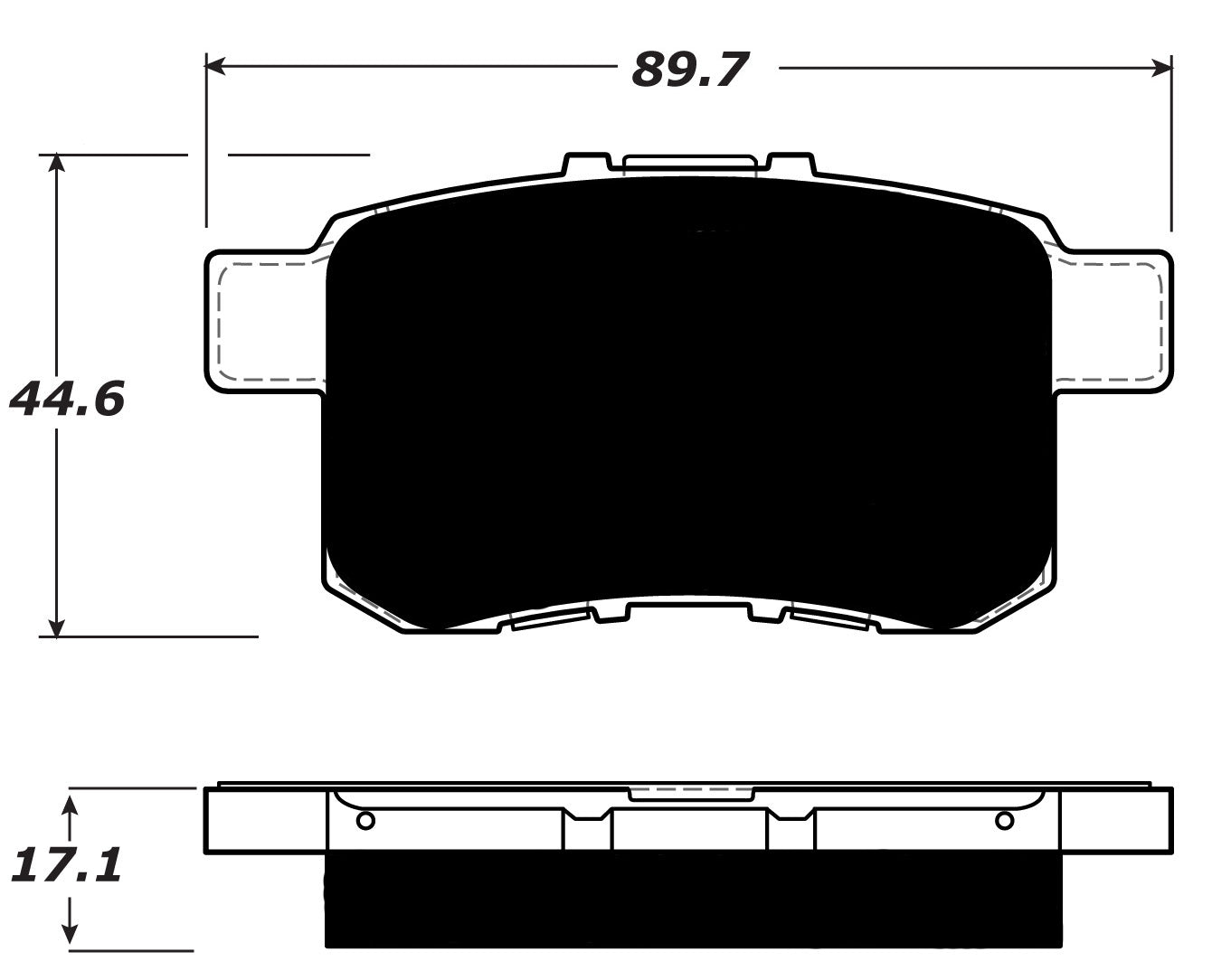 Porterfield Brake Pads for 2013 ACURA TSX