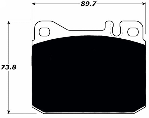 Porterfield Brake Pads for 1987 MERCEDES-BENZ 300SEL
